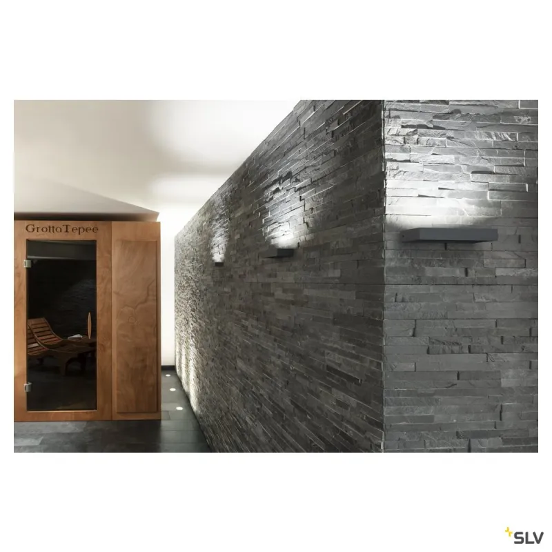 PEMA®, applique extérieure, anthracite, LED, 7,7W, 3000K, IP54