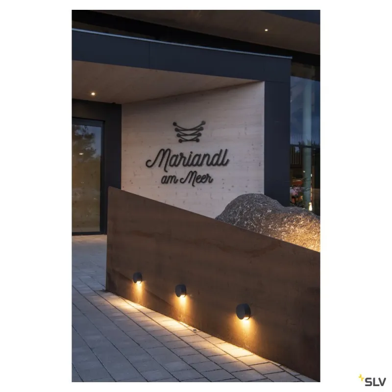 PEMA®, applique extérieure, anthracite, LED, 4,7W, 3000K, IP44