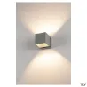 SQUARE TURN, applique extérieure, gris, G9/QT14, 42W max, IP44
