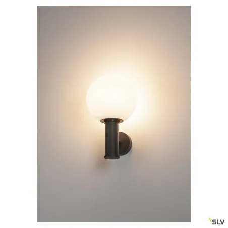 GLOO PURE, applique extérieure, anthracite, E27, 23W max, IP44