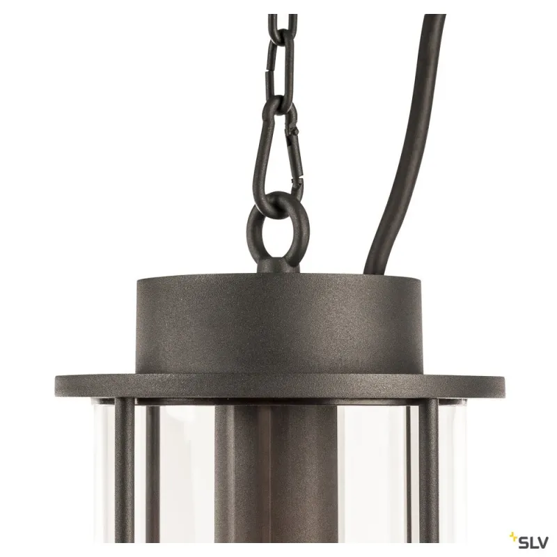 PHOTONIA, suspension extérieure, anthracite, E27, 60W max, IP44