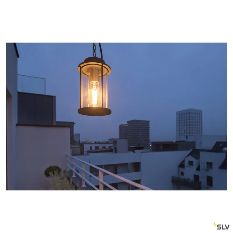 PHOTONIA, suspension extérieure, anthracite, E27, 60W max, IP44