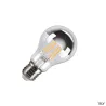 Source LED A60, E27, chrome, 7,5W, 2700K, tête miroir, variable