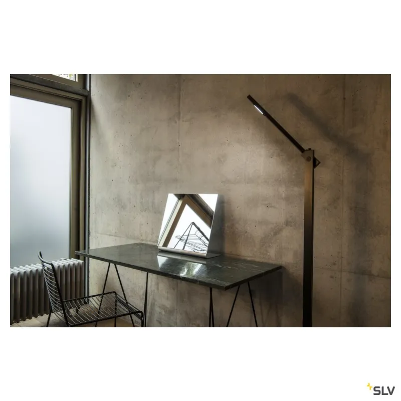 MECANICA PLUS, lampadaire intérieur, noir, LED, 7W, 2700K-6500K