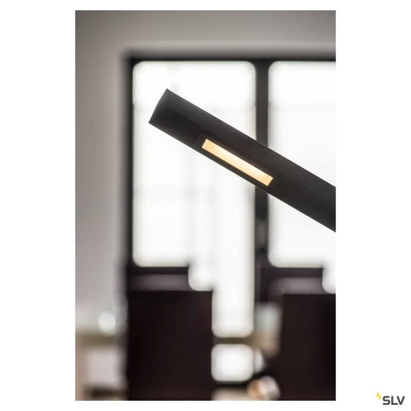 MECANICA PLUS, lampadaire intérieur, noir, LED, 7W, 2700K-6500K