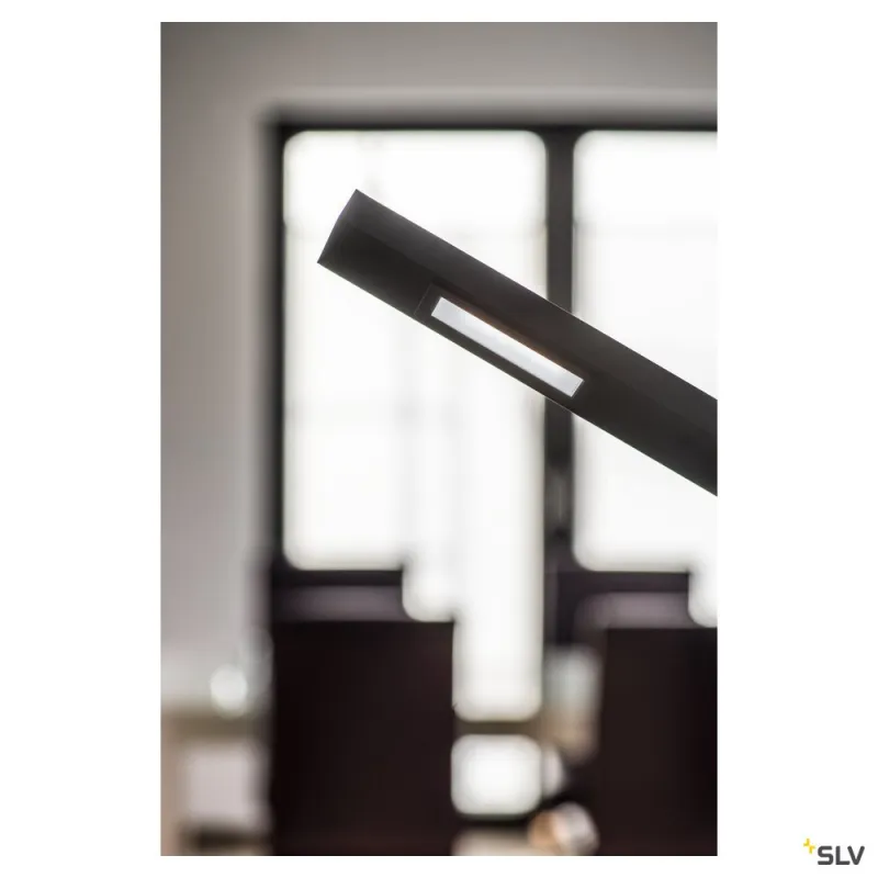MECANICA PLUS, lampadaire intérieur, noir, LED, 7W, 2700K-6500K