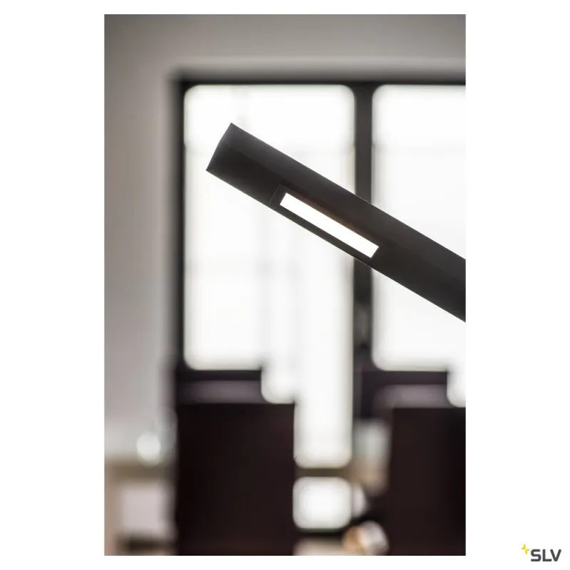 MECANICA PLUS, lampadaire intérieur, noir, LED, 7W, 2700K-6500K