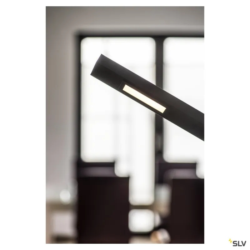 MECANICA PLUS, lampadaire intérieur, noir, LED, 7W, 2700K-6500K