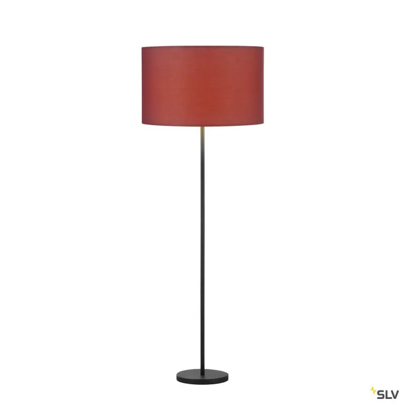 FENDA, lampadaire intérieur, noir, E27, 60W max, sans abat-jour