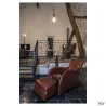 FENDA, lampadaire intérieur, noir, E27, 60W max, sans abat-jour