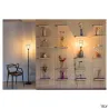 FENDA, lampadaire intérieur, noir, E27, 60W max, sans abat-jour
