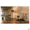 FENDA, lampadaire intérieur, noir, E27, 60W max, sans abat-jour