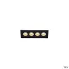 MILANDOS 4, encastré de plafond intérieur, noir, LED, 8W, 3000K
