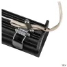 MILANDOS 4, encastré de plafond intérieur, noir, LED, 8W, 3000K