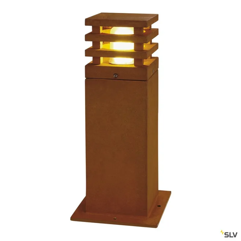 RUSTY® 40, borne extérieure, fonte rouillée, E27, 11W max, IP55