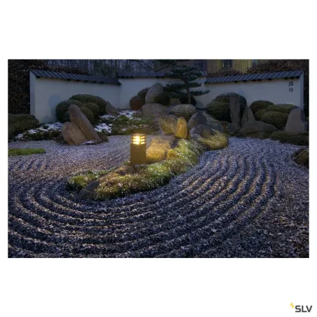 RUSTY® 40, borne extérieure, fonte rouillée, E27, 11W max, IP55