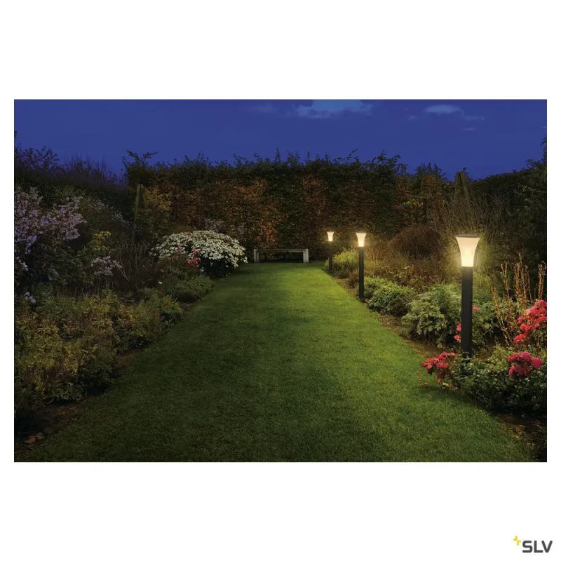 ALPA CONE 100, borne extérieure, anthracite, E27, 24W max, IP55
