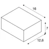 SHELL 15, applique intérieure, blanc, LED, 15W, 3000K, variable