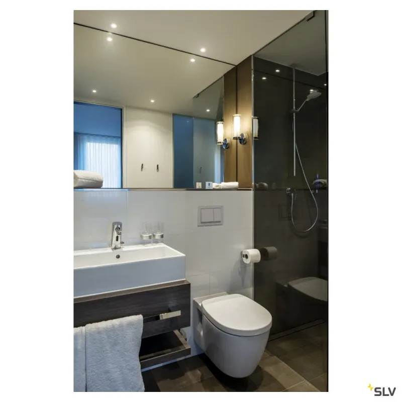 WL 106, applique intérieure, simple, chrome, E14, 40W max, IP44