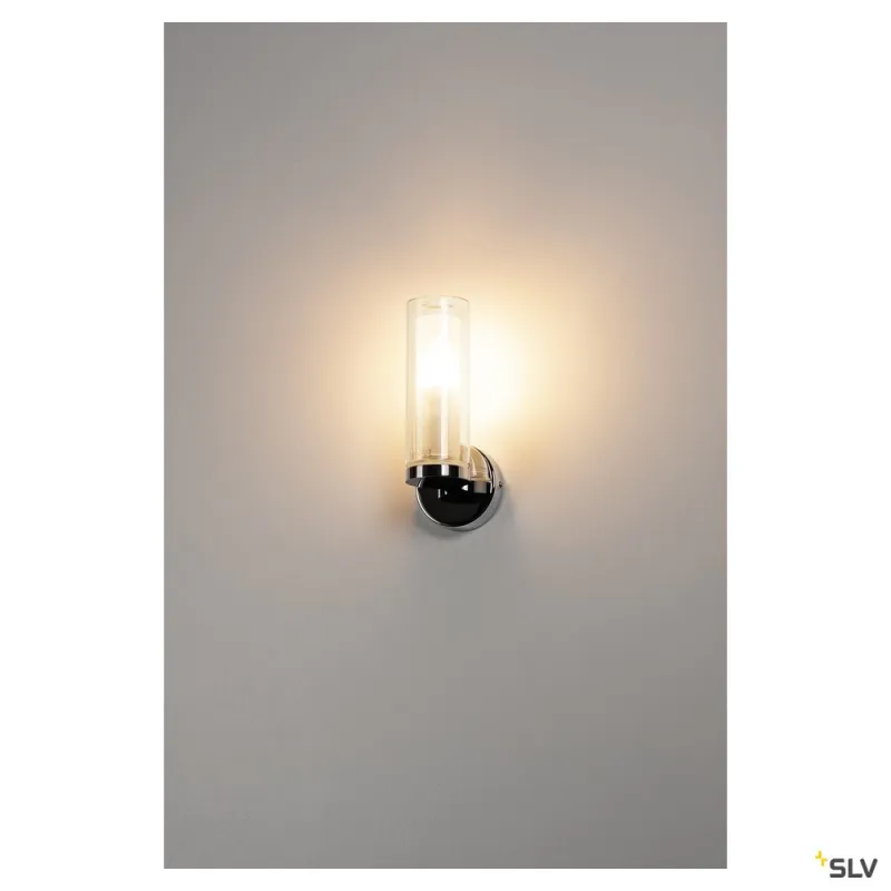 WL 106, applique intérieure, simple, chrome, E14, 40W max, IP44