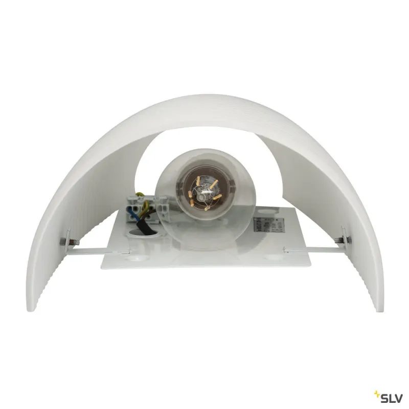PURISA, applique intérieure, blanc brillant/opale, E27, 40W max