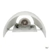 PURISA, applique intérieure, blanc brillant/opale, E27, 40W max