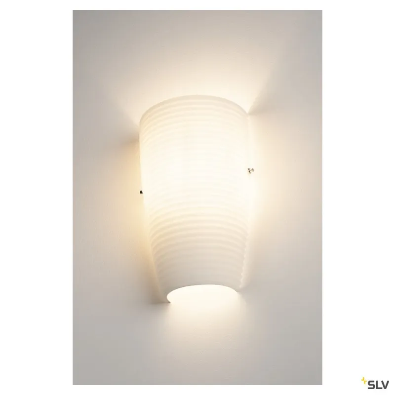PURISA, applique intérieure, blanc brillant/opale, E27, 40W max