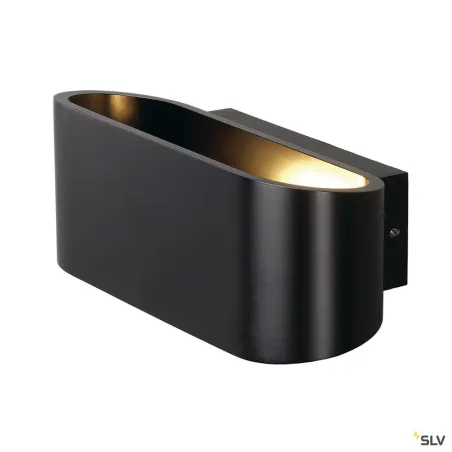OSSA 180, applique intérieure, noir, R7s 78mm/QT-DE12, 100W max