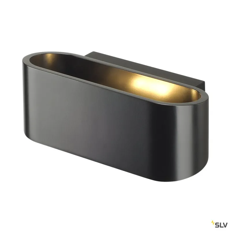 OSSA 180, applique intérieure, noir, R7s 78mm/QT-DE12, 100W max