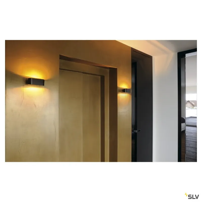 OSSA 180, applique intérieure, noir, R7s 78mm/QT-DE12, 100W max