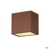 SITRA CUBE, applique extérieure, rouille, LED, 10W, 3000K, IP44