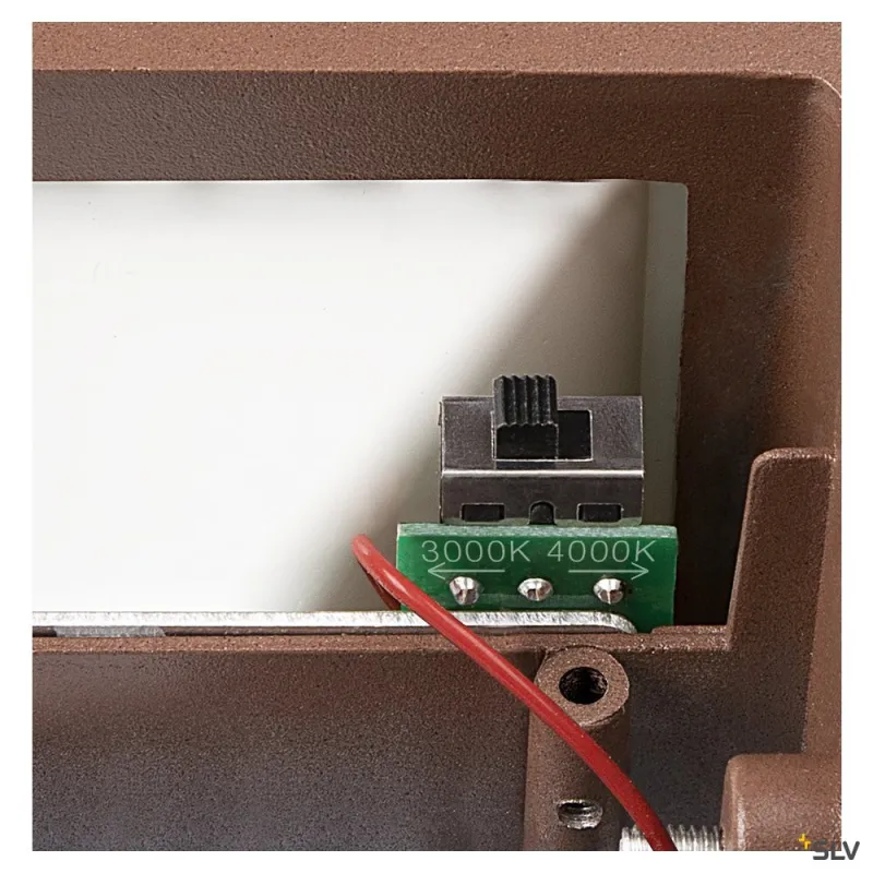 SITRA CUBE, applique extérieure, rouille, LED, 10W, 3000K, IP44