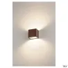 SITRA CUBE, applique extérieure, rouille, LED, 10W, 3000K, IP44
