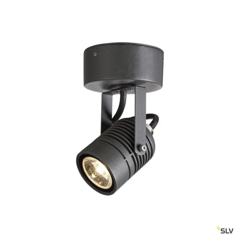 LED SPOT, applique extérieure, anthracite, LED, 6W, 3000K, IP55