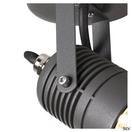LED SPOT, applique extérieure, anthracite, LED, 6W, 3000K, IP55