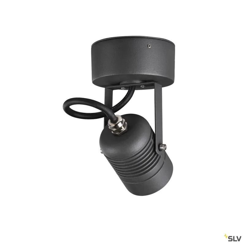 LED SPOT, applique extérieure, anthracite, LED, 6W, 3000K, IP55