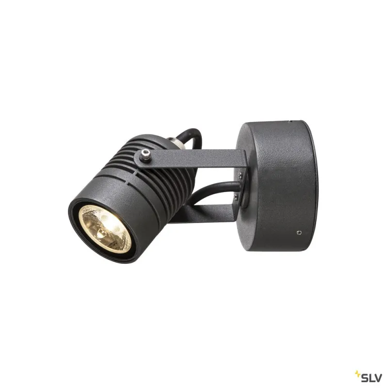 LED SPOT, applique extérieure, anthracite, LED, 6W, 3000K, IP55