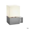 SQUARE, applique extérieure, inox, E27, 20W max, IP44, inox 304