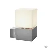 SQUARE, applique extérieure, inox, E27, 20W max, IP44, inox 304