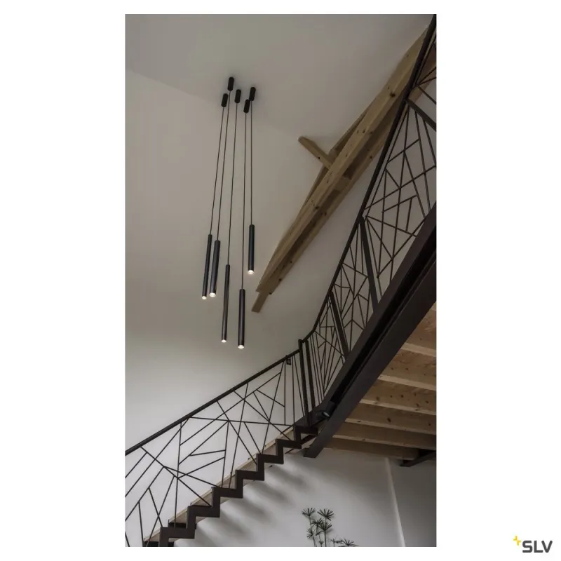HELIA 40, suspension intérieure, noir, LED, 12W, 3000K, variable