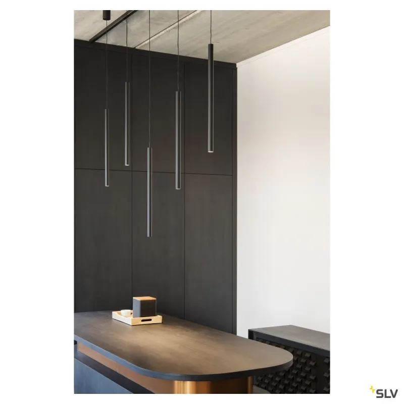HELIA 30, suspension intérieure, noir, LED, 10W, 3000K, variable