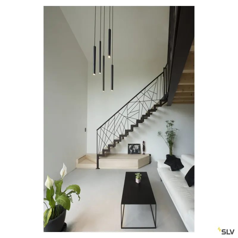 HELIA 30, suspension intérieure, noir, LED, 10W, 3000K, variable