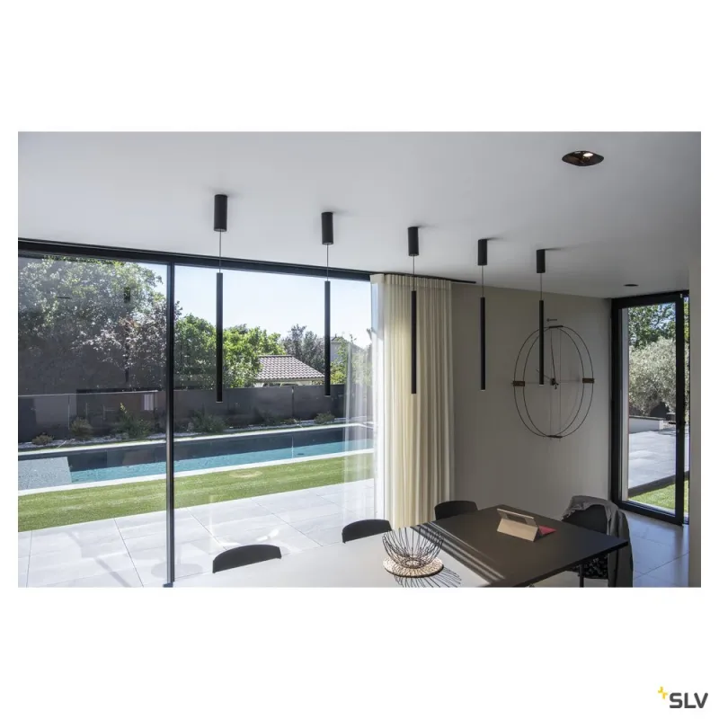 HELIA 30, suspension intérieure, noir, LED, 10W, 3000K, variable