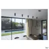 HELIA 30, suspension intérieure, noir, LED, 10W, 3000K, variable