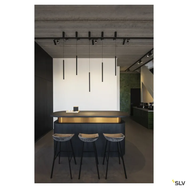 HELIA 30, suspension intérieure, noir, LED, 10W, 3000K, variable