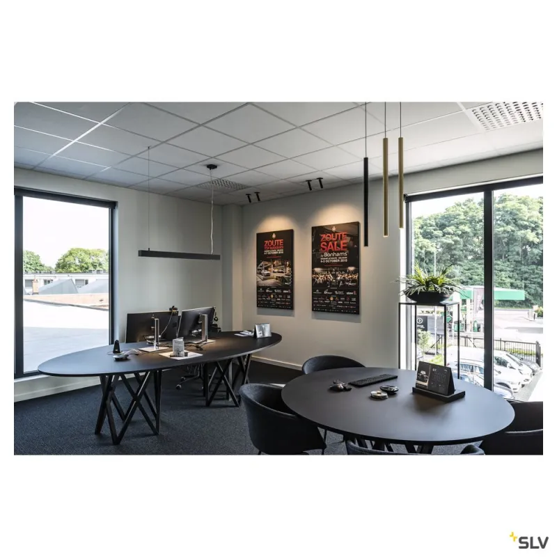 HELIA 30, suspension intérieure, laiton brossé, LED, 7,5W, 3000K