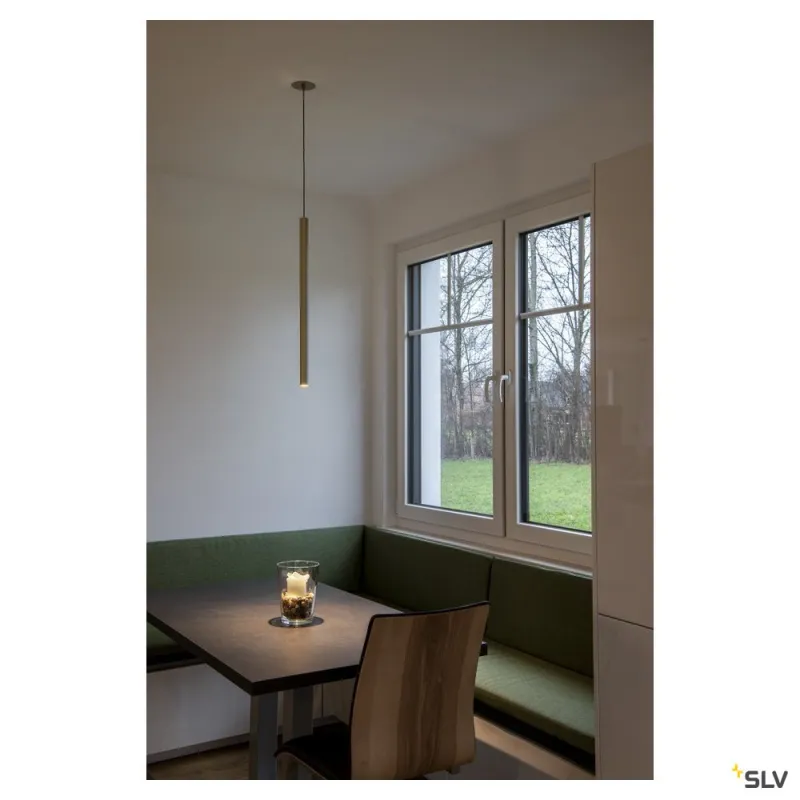 HELIA 30, suspension intérieure, laiton brossé, LED, 7,5W, 3000K