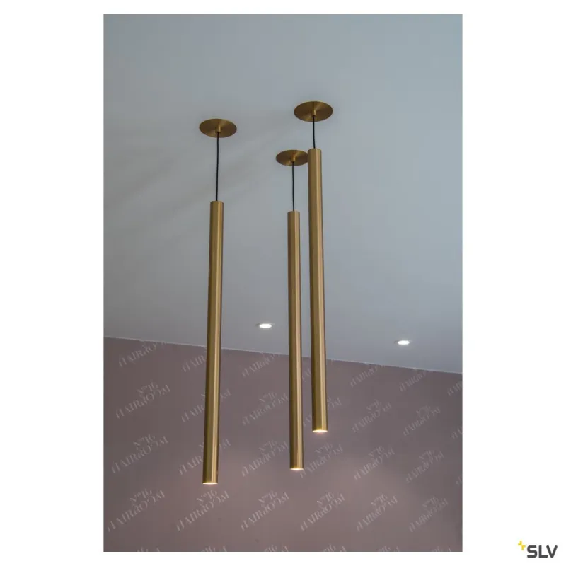 HELIA 30, suspension intérieure, laiton brossé, LED, 7,5W, 3000K