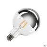 Source LED G125, E27, chrome, 7,5W, 2700K, tête miroir, variable
