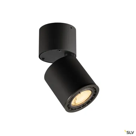 SUPROS 78, plafonnier intérieur, noir, LED, 12W, 3000K, variable
